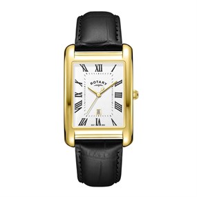 Rotary GS05753/01 Heritage Astoria Black Leather Strap Watch - W13289