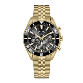 Rotary RGB10014/04 Apex100 Chronograph Gold Tone Bracelet Watch - W13293