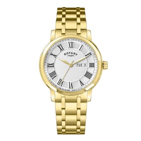 Rotary RGB10022/70 Heritage Gold Tone Bracelet Watch - W13304