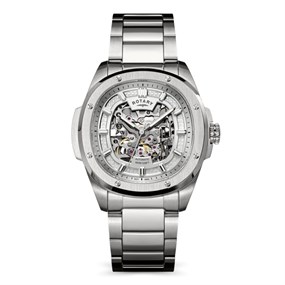 Rotary RGB10079/06 Apex100 Skeleton Automatic Bracelet Watch - W13328
