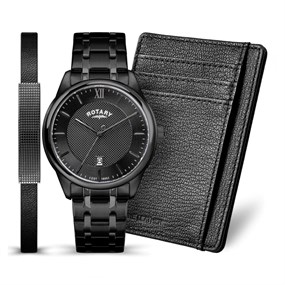 Rotary RGB10099/04-SET Watch, Wallet And Bracelet Gift Set - W13354