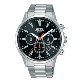 Lorus RT309LX9 Chronograph Black Dial Bracelet Watch - W16329