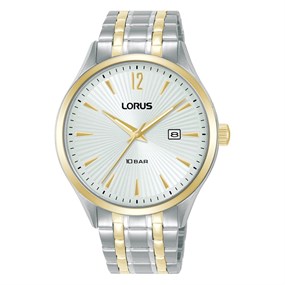 Lorus RH992RX9 Two Tone White Dial Bracelet Watch - W16338