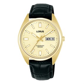 Lorus RL436CX9 Automatic Black Leather Strap Watch - W16349