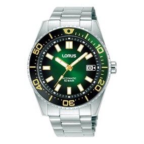 Lorus RU425AX9 Automatic Green Dial Bracelet Watch - W16352