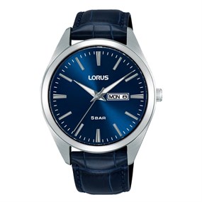Lorus RJ669AX9 Blue Leather Strap Watch - W16357