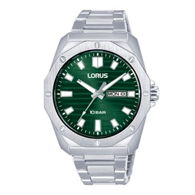 Lorus RJ693AX9 Sport Green Dial Bracelet Watch - W16379