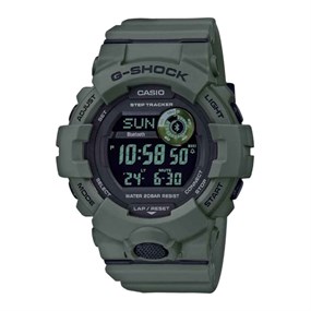 Casio G-SHOCK G-SQUAD GBD-800UC-3ER Green Strap Smartwatch - W17583