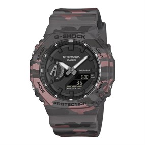 Casio G-SHOCK GA-2100CM-8AER Dark Camouflage Resin Strap Watch - W17592