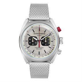 Aston Martin MTTS2F501 Timeless Chronograph Stainless Steel Mesh Bracelet Watch - W2072