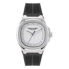Aston Martin MTIG1F502 Icon Black Silicone Strap Watch - W2073
