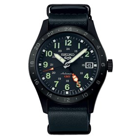 Seiko 5 Sports SSK025K1 Field 'Deception' Mechanical GMT Watch - W24227
