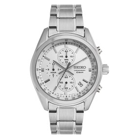 Seiko SSB375P1 Chronograph Stainless Steel Bracelet Watch - W25150 |  F.Hinds Jewellers