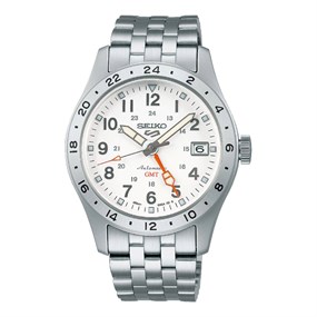 Seiko 5 Sports SSK059K1 'Overwhite’ Field GMT Bracelet Watch - W25532
