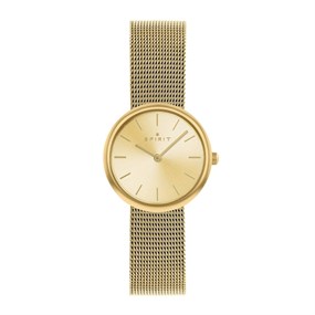 Spirit SP4016 Gold Plated Mesh Bracelet Watch - W27162