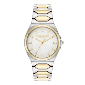 Olivia Burton 24000203 Lustre Honeycomb Bracelet Watch - W28139