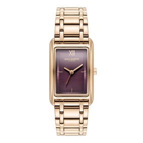 Olivia Burton 24000196 Grove Rose Tone Bracelet Watch - W28195