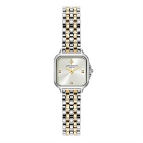 Olivia Burton 24000365 Mini Grosvenor Two Tone Bracelet Watch - W28207