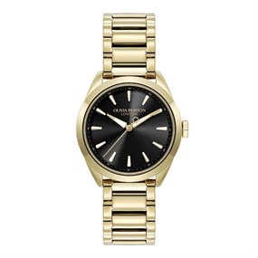 Olivia Burton 24000248 Geo Gold Tone Bracelet Watch - W28213