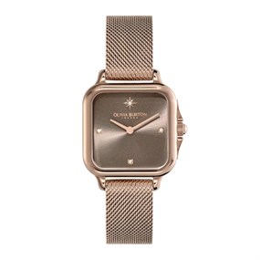 Olivia Burton 24000088 Grosvenor Mesh Bracelet Watch - W28231