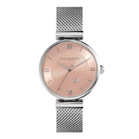 Olivia Burton 24000095 Minima Bee Mesh Bracelet Watch - W28232