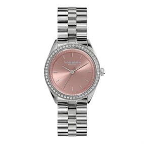 Olivia Burton 24000134 Bejewelled Rose Dial Bracelet Watch - W28235