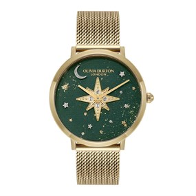 Olivia Burton 24000323 Celestial Mesh Bracelet Watch - W28247