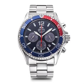 Orient RA-TX0201L10B Mako Solar Chronograph Bracelet Watch - W2973