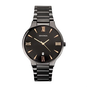 Sekonda 1934 Wilson Grey IP Bracelet Watch - W31237