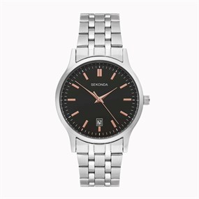Sekonda 30308 Black Dial Bracelet Watch - W31447