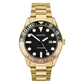 Sekonda 30198 Gold Tone Bracelet Watch - W31480