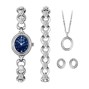 Sekonda 49105 Blue Dial Stone Set Gift Set - W32501
