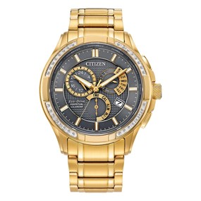Citizen BL8172-59H Diamond 8700 Chronograph Bracelet Watch - W38323