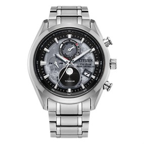 Citizen BY1010-57H Super Titanium™ 'Tsuki-Yomi' Moon Phase Watch - W38379