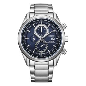 Citizen AT8260-85L World Chronograph A.T Eco-Drive Bracelet Watch - W38475