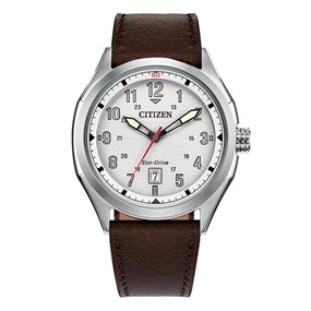 Citizen Force AW1890-19B Stainless Steel Brown Strap Watch - W38477