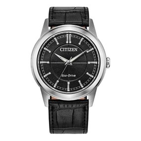 AW2110-06E Citizen Rolan Black Dial Black Strap Watch - W38503