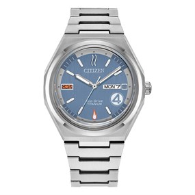 Citizen AW0131-66W Fantastic Four Eco-Drive Titanium Bracelet Watch - W38514