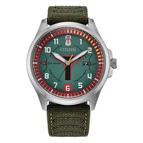 AW1418-06W Citizen Boba Fett Eco-Drive Nylon Strap Watch - W38516