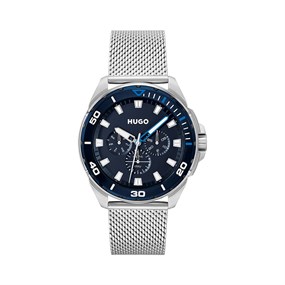 HUGO 1530287 Fresh Stainless Steel Mesh Bracelet Watch - W45358