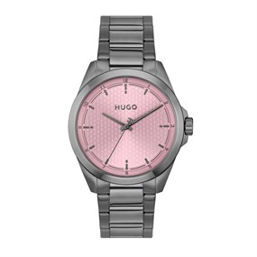 HUGO 1530454 Seam Grey IP Bracelet Watch - W45459