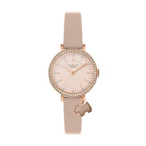 Radley RY21292 Rose Gold Plated Pink Strap Watch - W51330