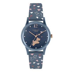 Radley RY21376 Blue Silicone Strap Watch - W51339