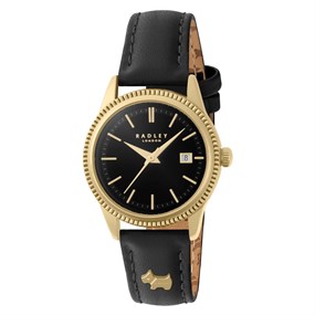 Radley RY21732 Black Leather Strap Watch - W51445
