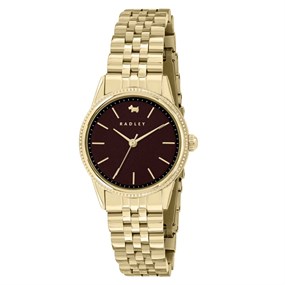 Radley RY4644 Gold Plated Purple Dial Bracelet Watch - W51469