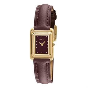 Radley RY22058 Dark Cherry Leather Strap Watch - W51622