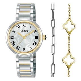 Lorus RG208CX9-SET Two Tone Watch And Bracelets Gift Set - W58203