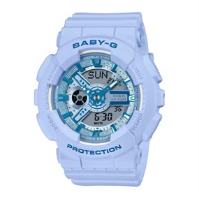 Casio Baby-G BA-110YK-2AER Y2K Baby Blue Strap Watch - W59176