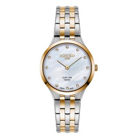Roamer 512847 47 89 20 Slim-Line Classic Diamond Set Watch - W60166