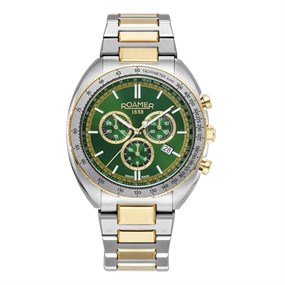 Roamer 868837 47 75 70 Power Chronograph Two Tone Bracelet Watch - W60246